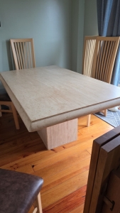 Stoł z trawertynu 6 osobowy